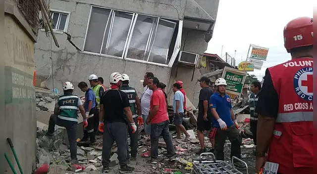 Este fotografía pertenece al sismo de 6.8 en Filipinas ocurrido el pasado diciembre del 2019.