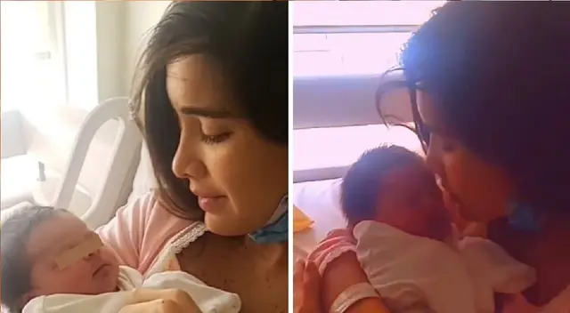 Conoce a Lara, la primera hija de Mario Hart y Korina Rivadeneira.