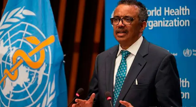 Director de la OMS, Tedros Adhanom Ghebreyesus. Director de la OMS, Tedros Adhanom Ghebreyesus.