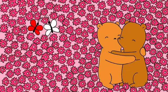 Reto visual: Encuentra el diminuto corazón entre el campo de flores rosas. Reto visual: Encuentra el diminuto corazón entre el campo de flores rosas.