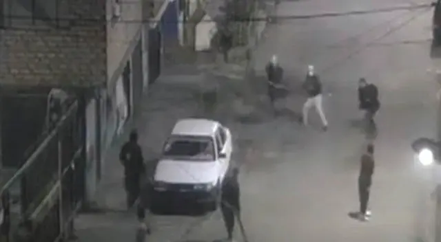 Las cámaras de seguridad de la zona captaron los hechos.