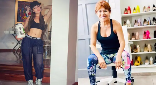 Jossmery Toledo visitó el set de Magaly TV La Firme por primera vez y sorprendió al decirle a Magaly Medina en vivo que quiere entrenarla.