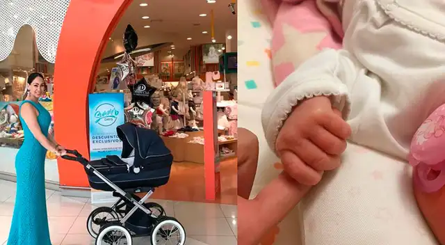 Melissa Loza comparte tierna fotografías junto a su bebé.