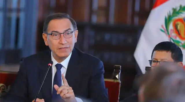 Martín Vizcarra ofreció conferencia de prensa en el marco de la pandemia.