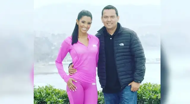 Esposo de Rocío Miranda molesto por amenazas de seleccionado peruano.