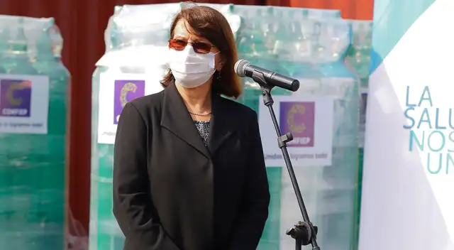 Ministra Pilar Mazzetti aclaró que asintomáticos sí contagian.