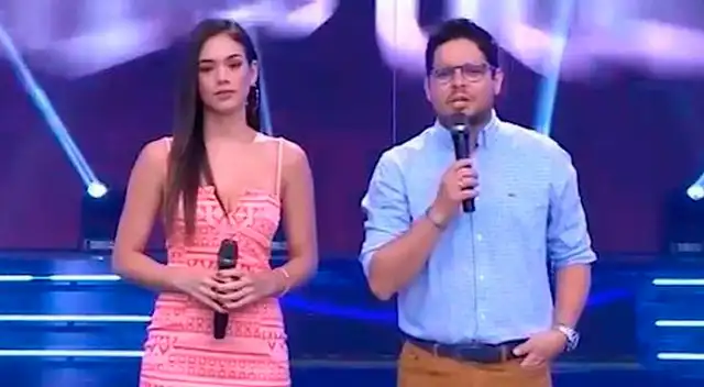 La pareja de conductores de Esto es guerra, Gian Piero Díaz y Jazmín Pinedo,  también hablaron de la zona de reserva.