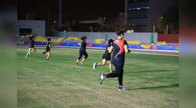 Selección de Hockey entrenó de forma presencial en Videna Selección de Hockey entrenó de forma presencial en Videna