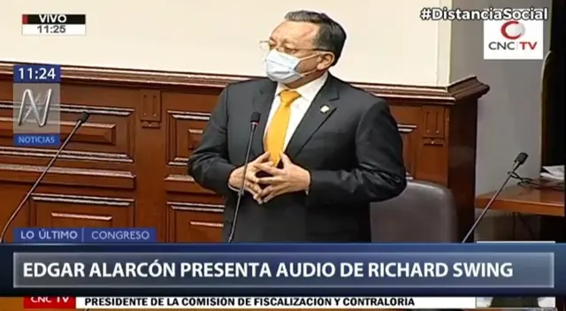 El presidente de la Comisión de Fiscalización, Edgar Alarcón, solicitó garantías para la vida de su familia tras revelaciones en el Congreso. El presidente de la Comisión de Fiscalización, Edgar Alarcón, solicitó garantías para la vida de su familia tras revelaciones en el Congreso.