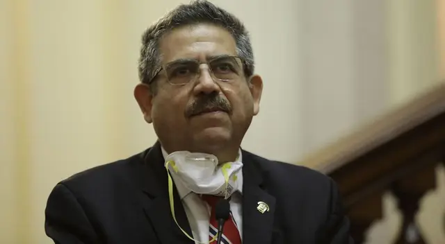 Manuel Merino de Lama se pronunció tras presentación de María Antonieta Alva en el Congreso. Manuel Merino de Lama se pronunció tras presentación de María Antonieta Alva en el Congreso.