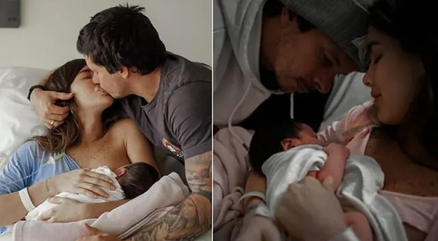 Korina Rivadeneira y Mario Hart en redes sociales demostraron su felicidad haciendo su primer clip viral con su pequeña recién nacida. Korina Rivadeneira y Mario Hart en redes sociales demostraron su felicidad haciendo su primer clip viral con su pequeña recién nacida.