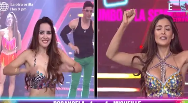 Rosángela Espinoza le ganó a Michelle Soifer en duelo de baile y ella se 'enojó' Rosángela Espinoza le ganó a Michelle Soifer en duelo de baile y ella se 'enojó'