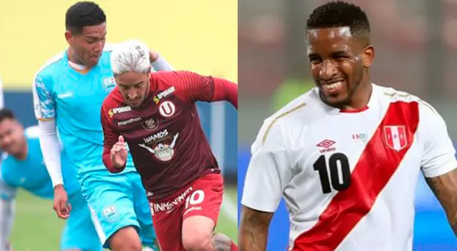 El delantero peruano Jefferson Farfán fue el inesperado espectador del duelo que ganó Universitario 1-0 a su similar de Llacuabamba.