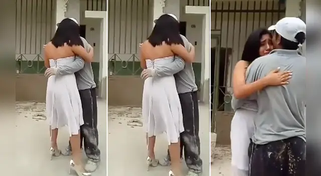 La emotiva escena se ha robado el corazón de miles de usuarios en las redes sociales. La emotiva escena se ha robado el corazón de miles de usuarios en las redes sociales.