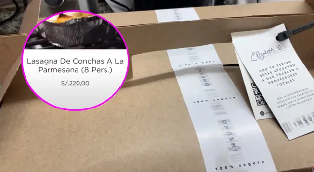 Mira aquí cómo luce el plato de lasaña de 220 soles. Mira aquí cómo luce el plato de lasaña de 220 soles.