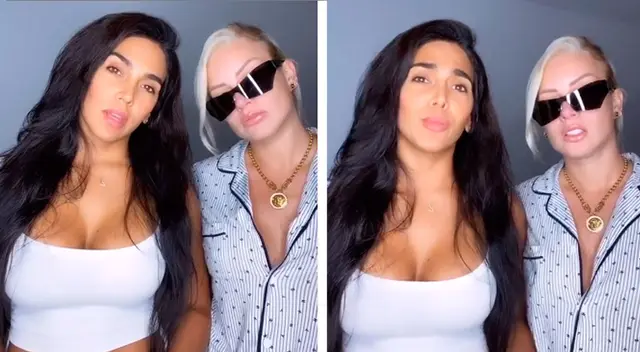 Leslie Shaw y Vania Bludau demuestran su amistad. Leslie Shaw y Vania Bludau demuestran su amistad.