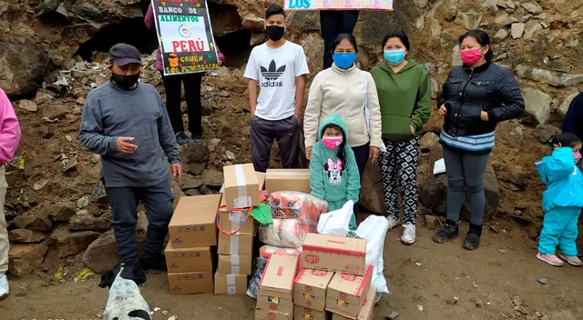 Banco de alimentos reparte más de tres toneladas de comida en Ticlio Chico