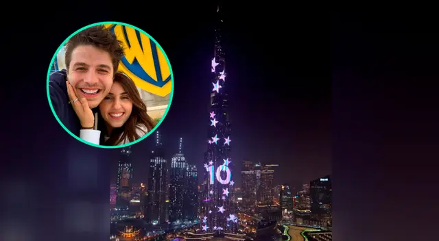 Pareja ilumina la torre más alta de Dubai para revelar el sexo de su bebé
