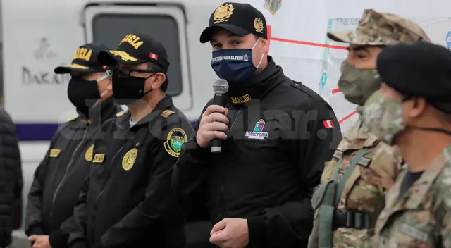 George Forsyth, alcalde de La Victoria. George Forsyth, alcalde de La Victoria.