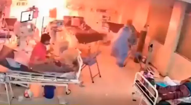 Ventilador mecánico explota dentro de un hospital que trata a pacientes con COVID-19 Ventilador mecánico explota dentro de un hospital que trata a pacientes con COVID-19