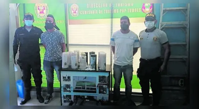 Llevaban droga camuflada en velas Llevaban droga camuflada en velas