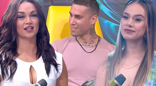 Jossmery Toledo visitó el set de EBT y quedó en medio de un curioso momento entre Angie Arizaga y Jota Benz.