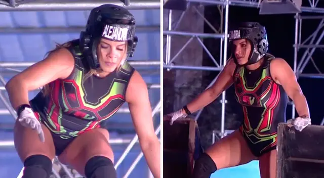 Alejandra Baigorria logró cumplir reto de altura.