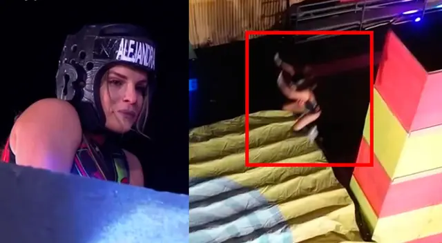 Alejandra Baigorria cumplió reto de altura.