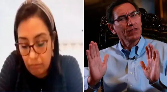 Karem Roca aceptó que grabó a Martín Vizcarra.