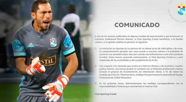 Patricio Álvarez protagoniza comportamiento reprochable para Cristal. Patricio Álvarez protagoniza comportamiento reprochable para Cristal.