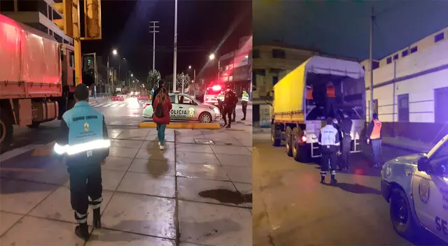 En pleno operativo en calles del Callao En pleno operativo en calles del Callao