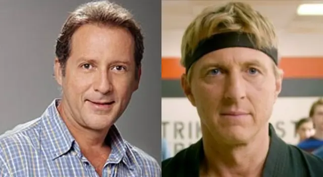 Cibernautas han señalado que el popular 'Johnny' de Cobra Kai, William Zabka, se parece al actor Paul Martin y él reaccionó con una hilarante parodia.