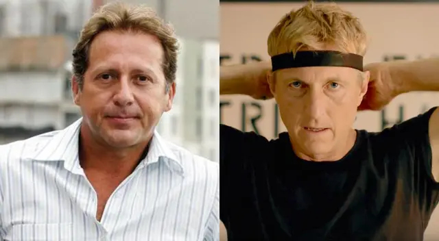 Cibernautas han señalado que el popular 'Johnny' de Cobra Kai, William Zabka, se parece al actor Paul Martin y él reaccionó con una hilarante parodia.