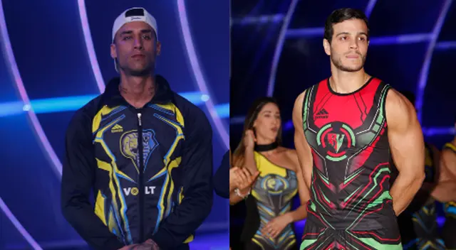 Los competidores Mario Irivarren y Jota Benz no tuvieron una buena noche en la última edición de Esto es guerra. Los competidores Mario Irivarren y Jota Benz no tuvieron una buena noche en la última edición de Esto es guerra.