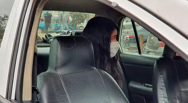 Gerealdine Salcedo Florecin niega ser parte de una banca criminal y que fue 'sorprendida'.