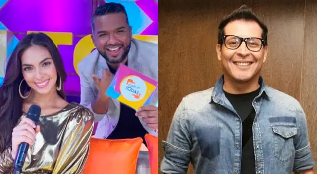 Natalie Vértiz, Choca Mandros y Carloncho se unieron a las celebraciones por el aniversario número 36 de Diario El Popular con unas emotivas palabras. Natalie Vértiz, Choca Mandros y Carloncho se unieron a las celebraciones por el aniversario número 36 de Diario El Popular con unas emotivas palabras.