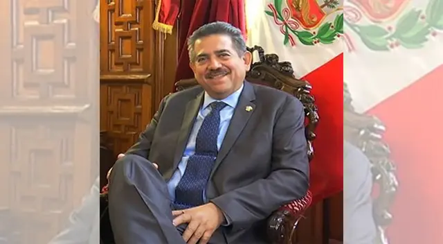 Manuel Merino agradeció el respaldo de los parlamentarios hacia su institución.