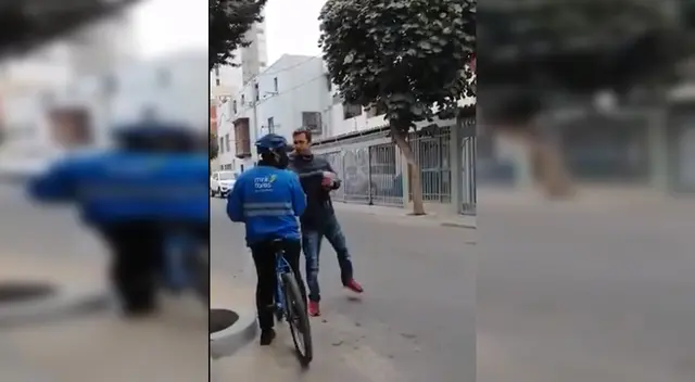 Sujeto, identificado como Ramiro Alonso Dibós, insultó y agredió a Sereno de Miraflores. Sujeto, identificado como Ramiro Alonso Dibós, insultó y agredió a Sereno de Miraflores.