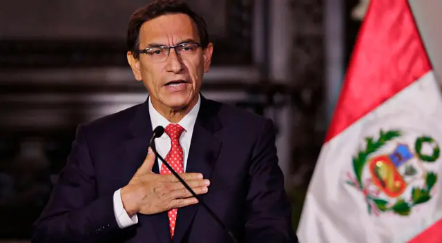 Martín Vizcarra, presidente de la República. Martín Vizcarra, presidente de la República.