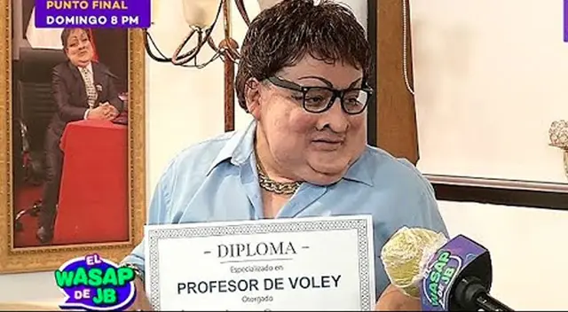 El wasap de JB muestra avance de parodia sobre Richard Swing con nueva mascarilla