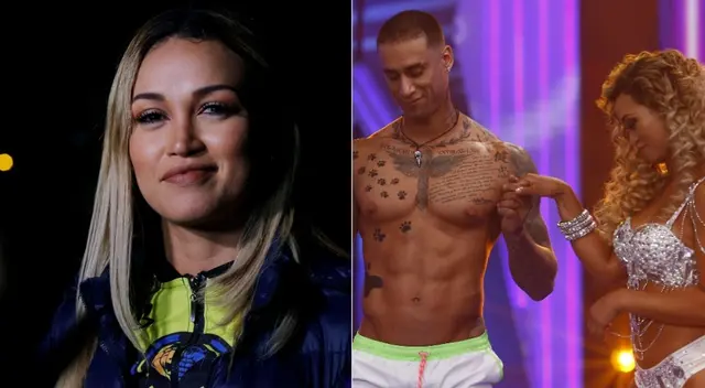 Angie Arizaga quedó impresionada cuando fue ampayada enseñándole a bailar a su compañero Jota Benz en un reto de Esto es guerra.