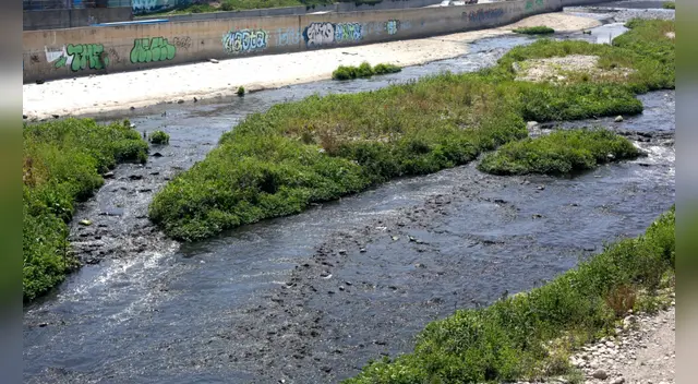 Así luce actualmente el río Rímac.