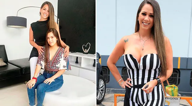 Melissa Klug se divierte con su hija Gianella Marquina. Melissa Klug se divierte con su hija Gianella Marquina.