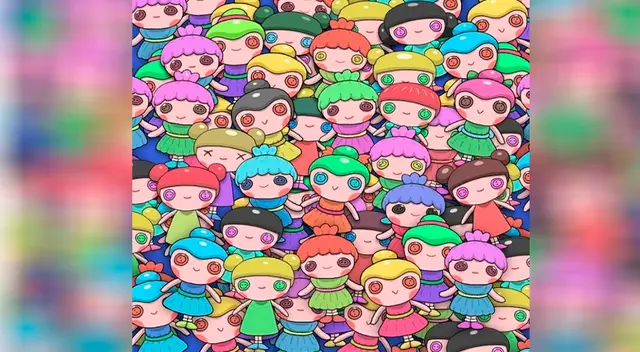 Encuentra a la muñeca que es distinta a las demás