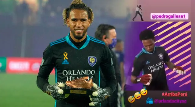 Pedro Gallese dio unos pasos de baile.