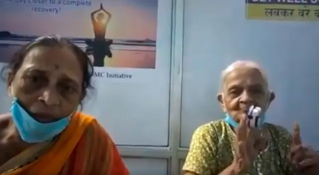 La nuera agradeció a los médicos que le atendieron con esmero para su pronta recuperación.