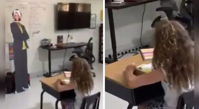 La escena causó sensación en las redes sociales.