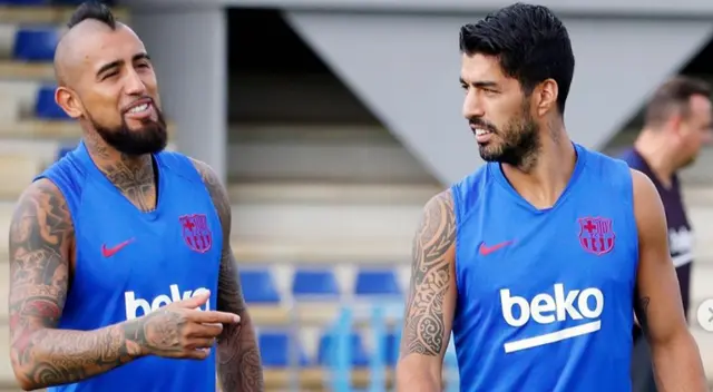 Arturo Vidal formó parte de la ofensiva del Barcelona junto a Luis Suárez. Arturo Vidal formó parte de la ofensiva del Barcelona junto a Luis Suárez.