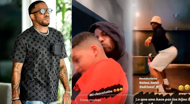 Jefferson Farfán, entreno a un lado y enfocado en sus hijos. Jefferson Farfán, entreno a un lado y enfocado en sus hijos.