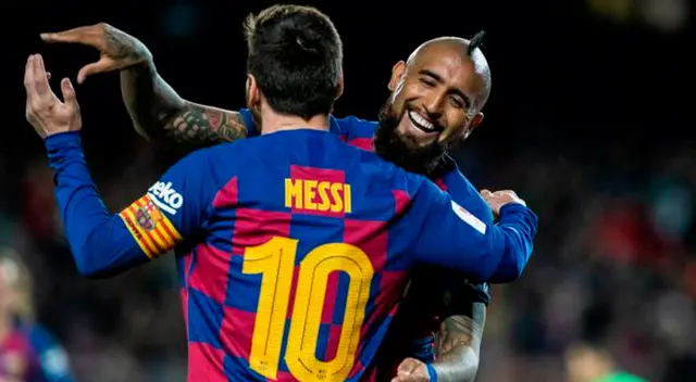 Arturo Vidal no jugará más con Lionel Messi.